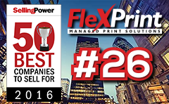 FlexPrint 2016 Selling Power 50 Best Companies To Sell For