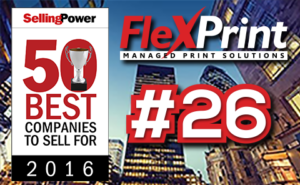 FlexPrint 2016 Selling Power 50 Best Companies To Sell For