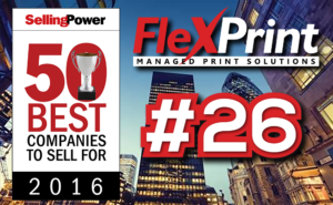FlexPrint-----2016-Selling Power 50 Best Companies To Sell For